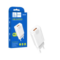 Denmen Adapter DC30 USB-A 2.4A White